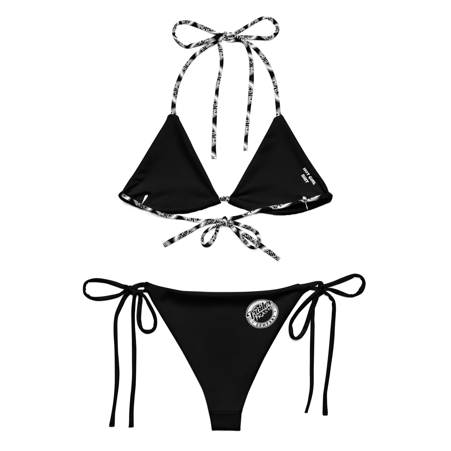 Trailer Trash Company String Bikini - White