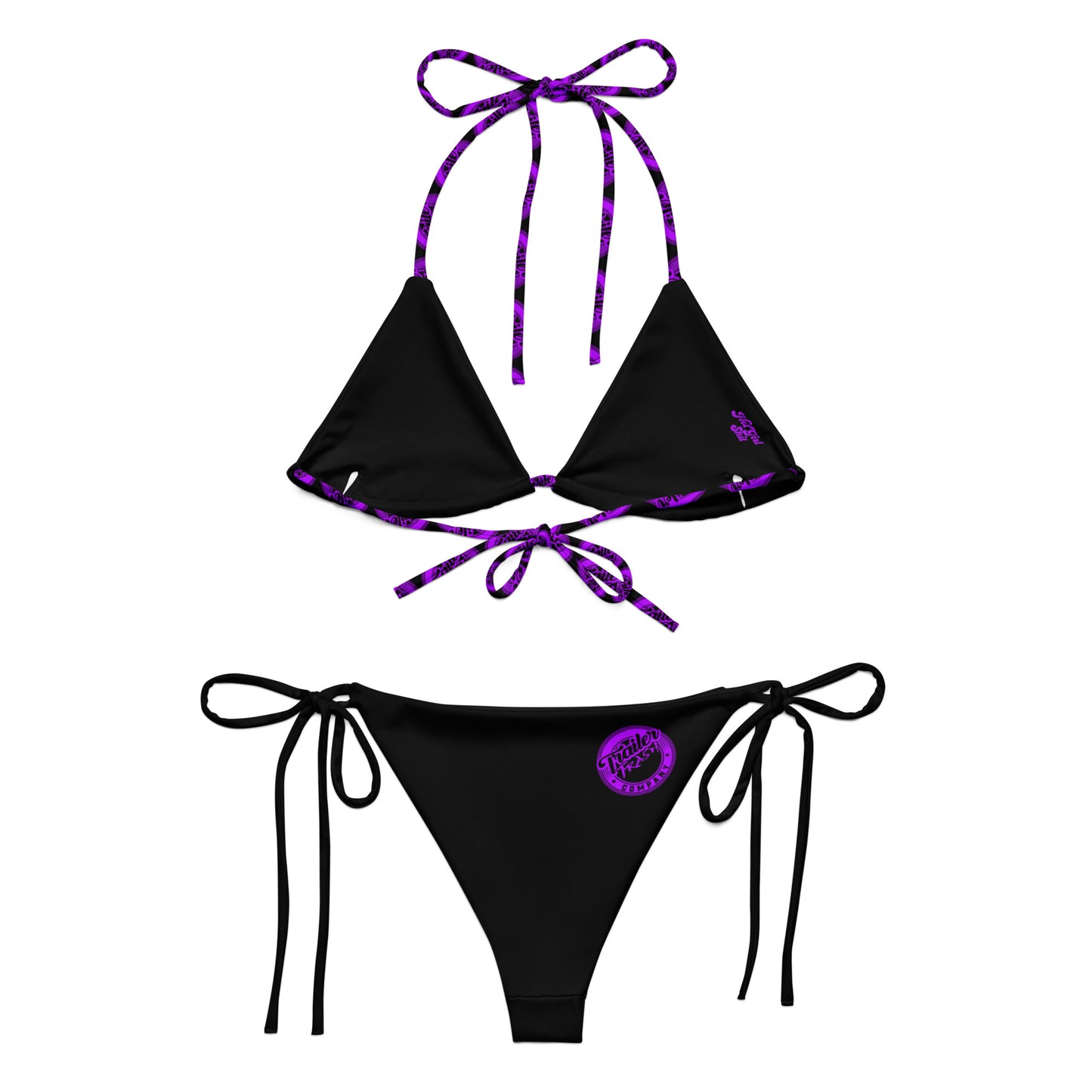 Trailer Trash Company String Bikini - Electric Purple