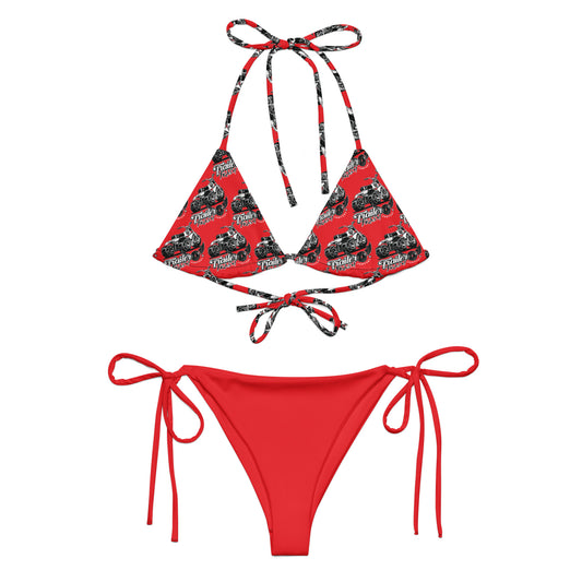ATC 70 String Bikini - Red, Black and White