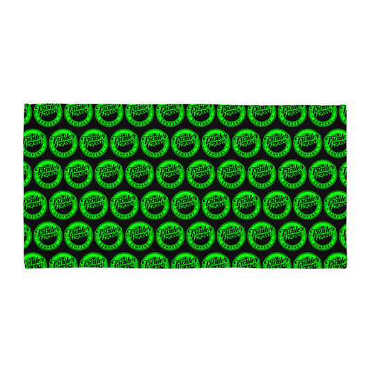 Trailer Trash Company Beach Towels - Electric Green