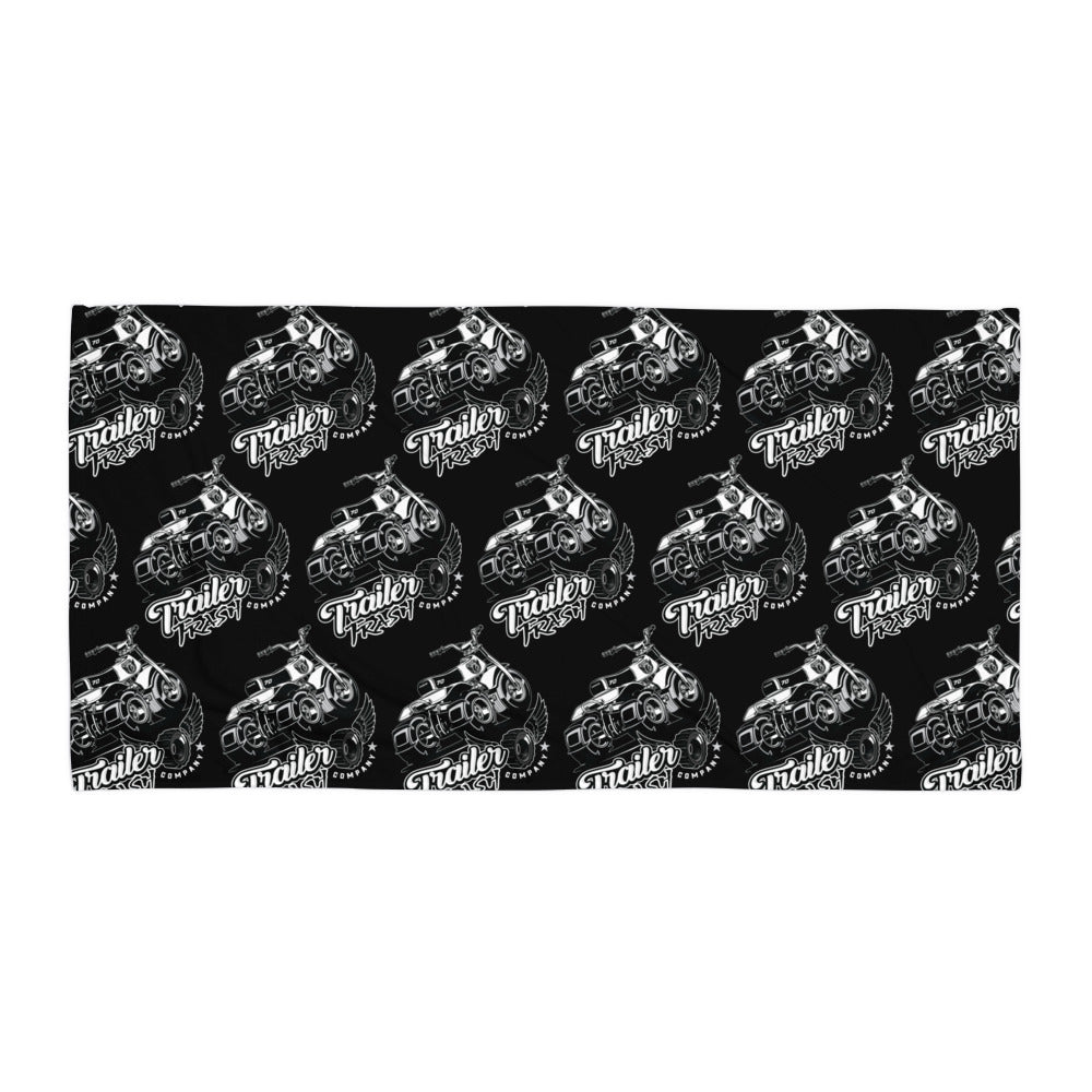 ATC 70 Beach Towel. - Black