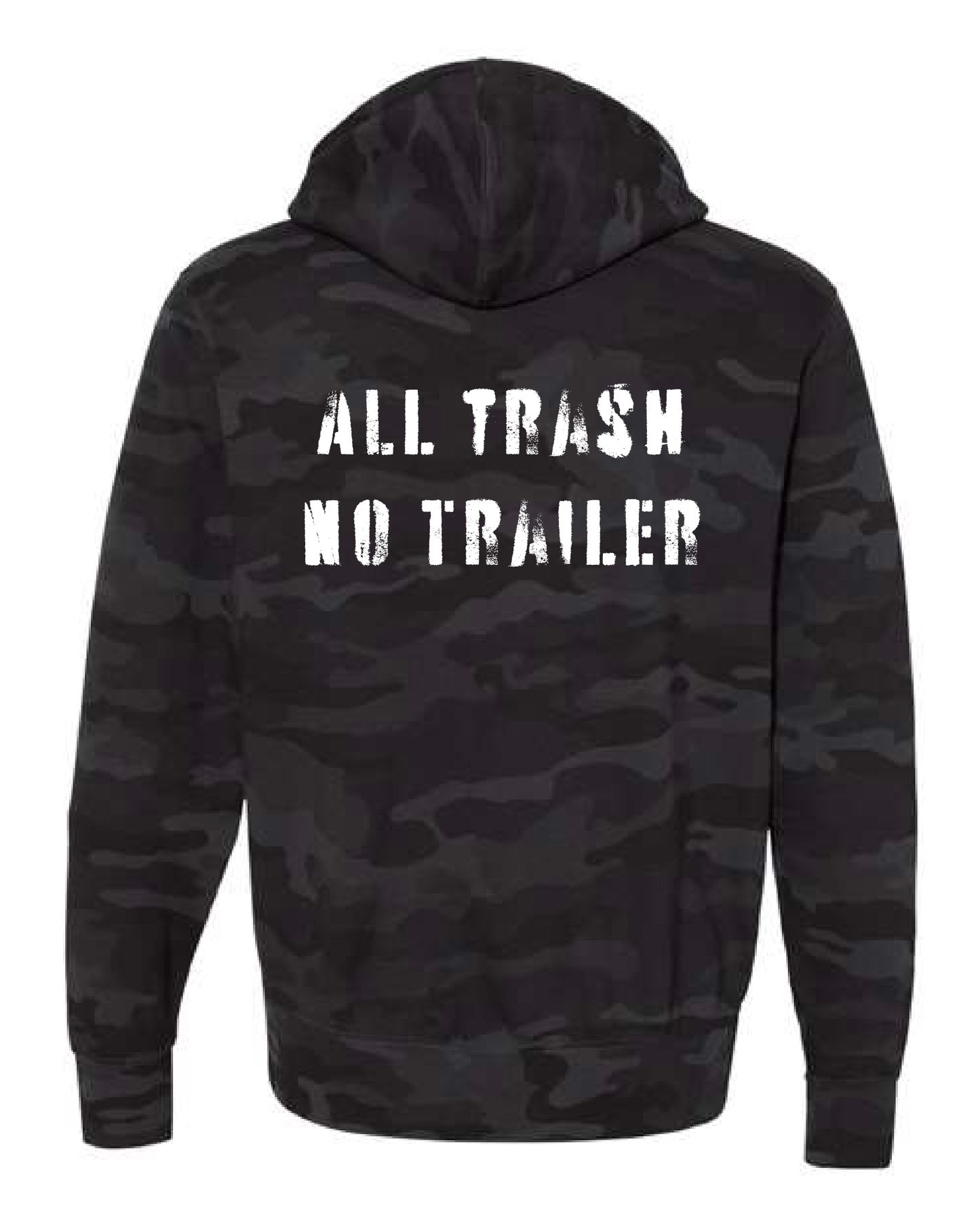 all trash no trailer zip up