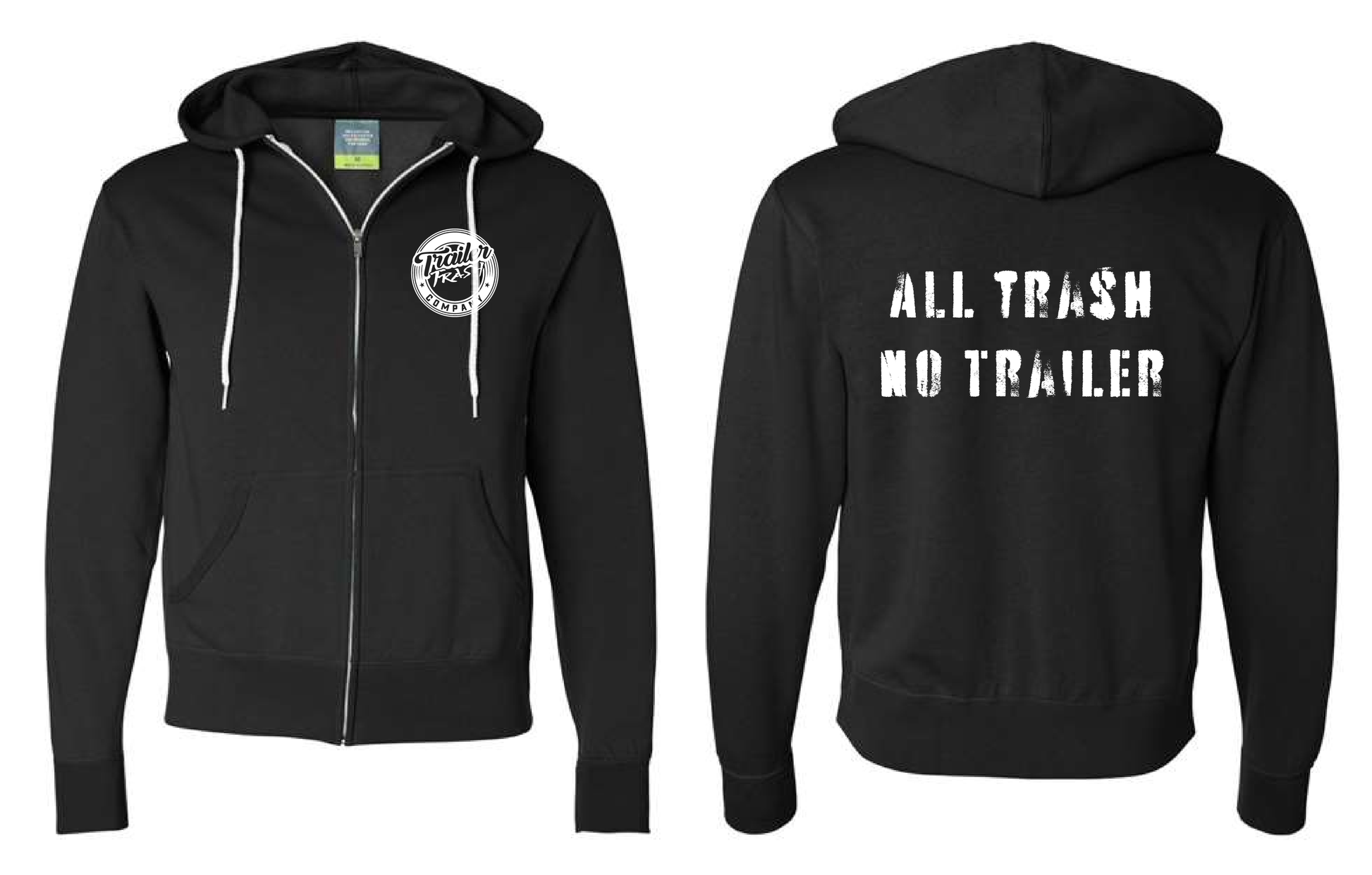 all trash no trailer sweatshirt