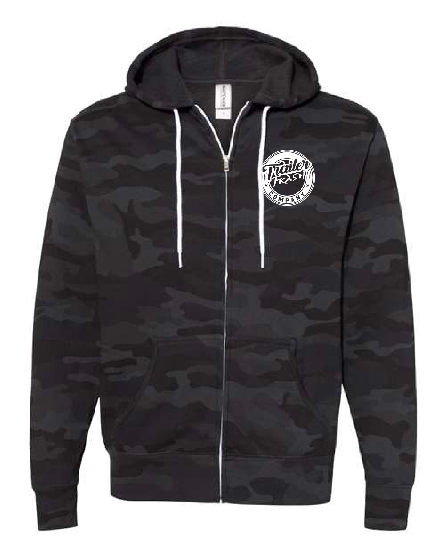 All Trash No Trailer Zip Up Hoodie
