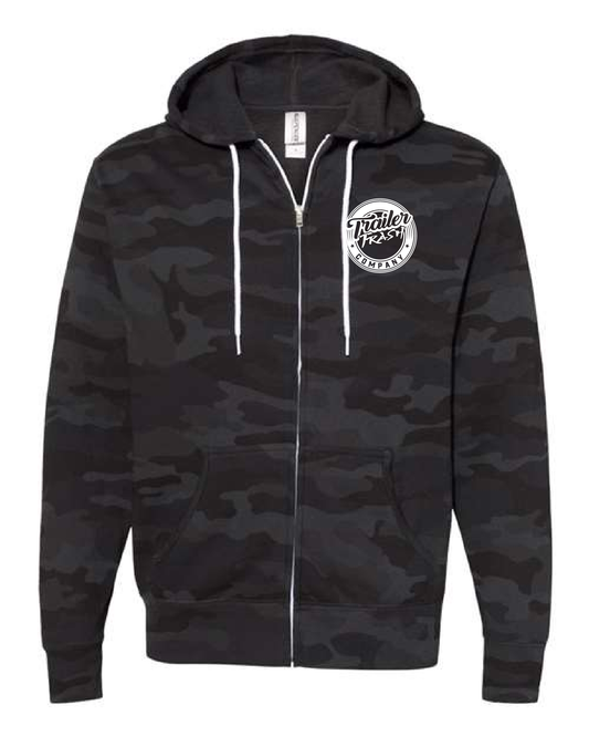 All Trash No Trailer Zip Up Hoodie