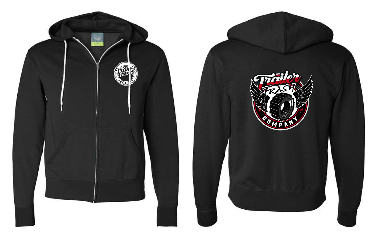 OG Paddle Tire Zip Up Hoodie