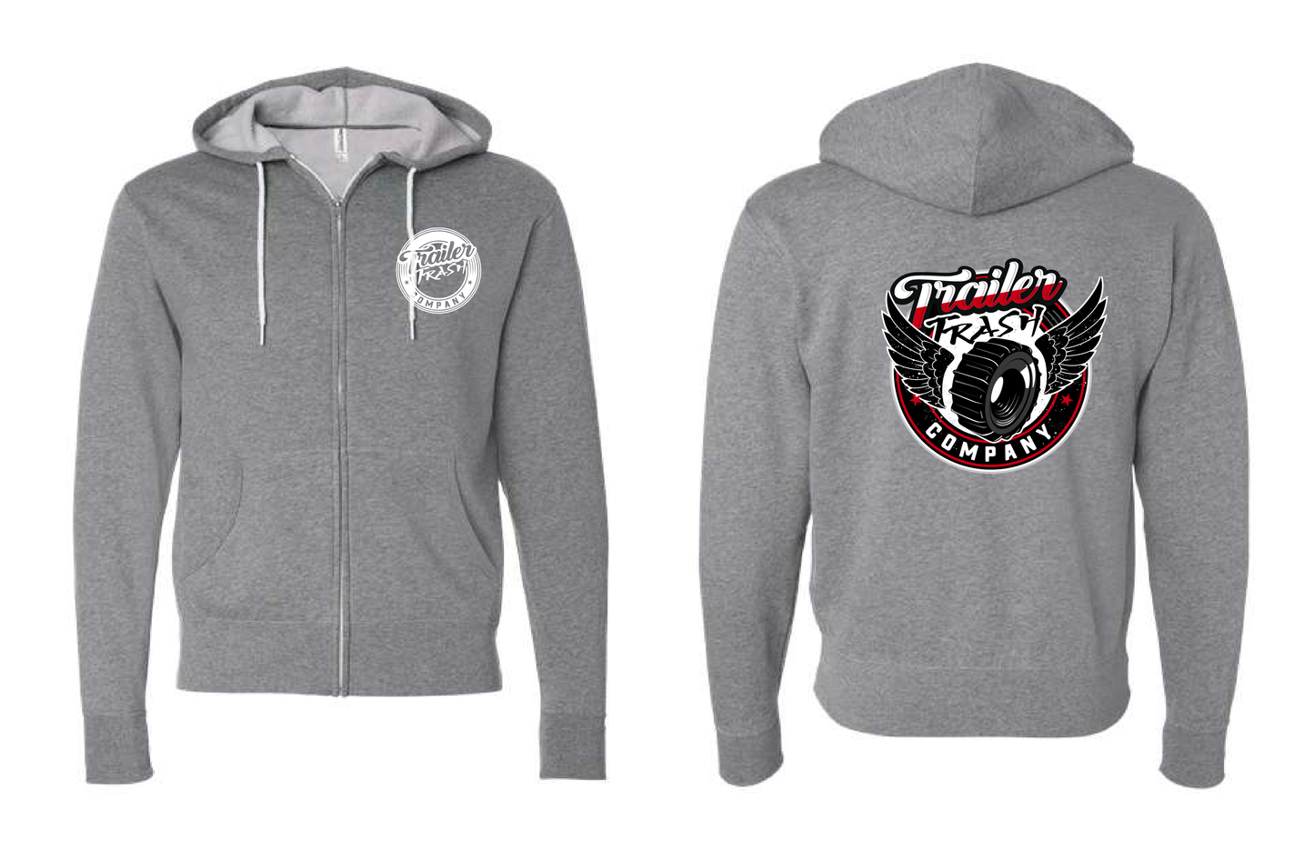 OG Paddle Tire Zip Up Hoodie