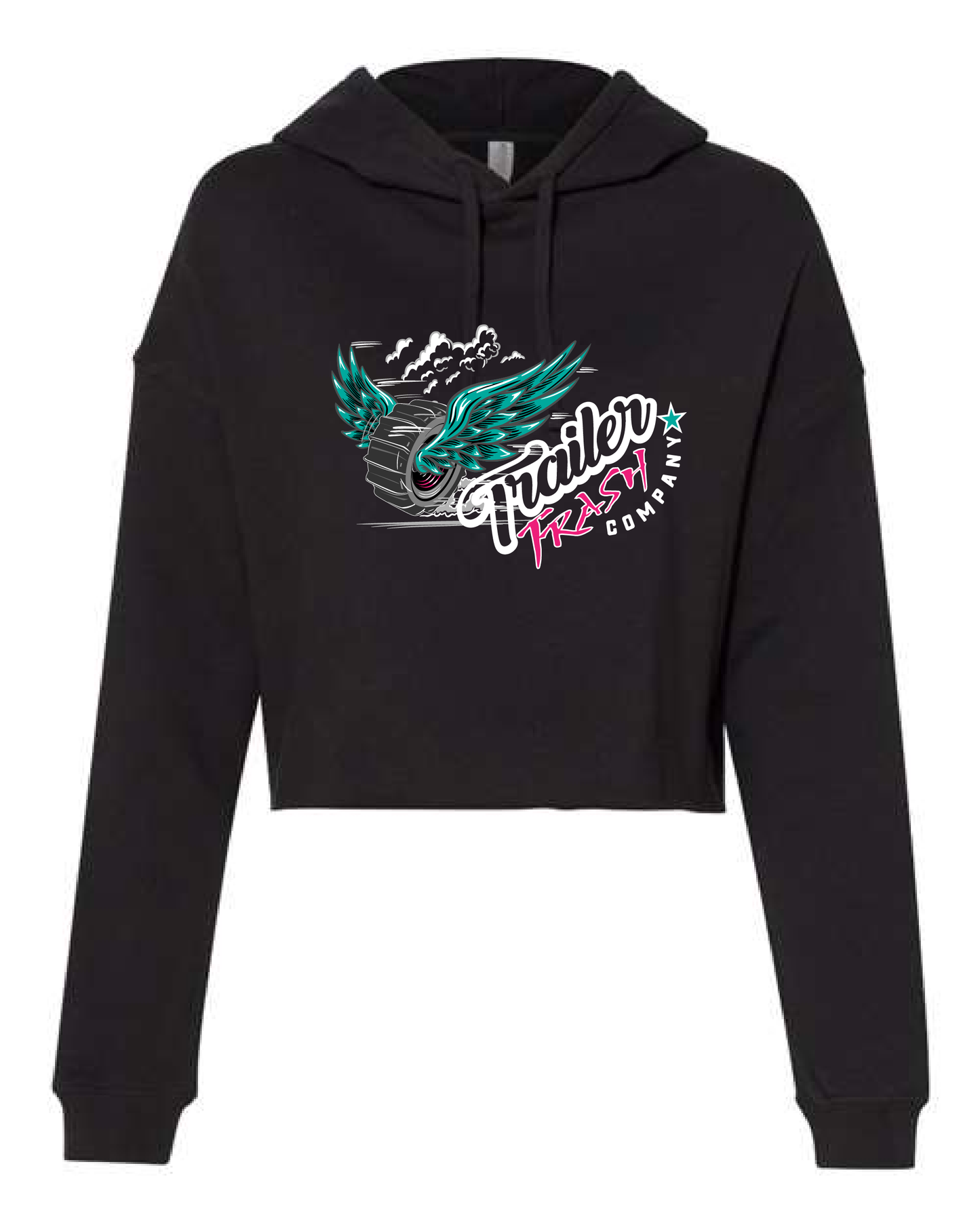 Paddle Tire Women's Crop Hoodie