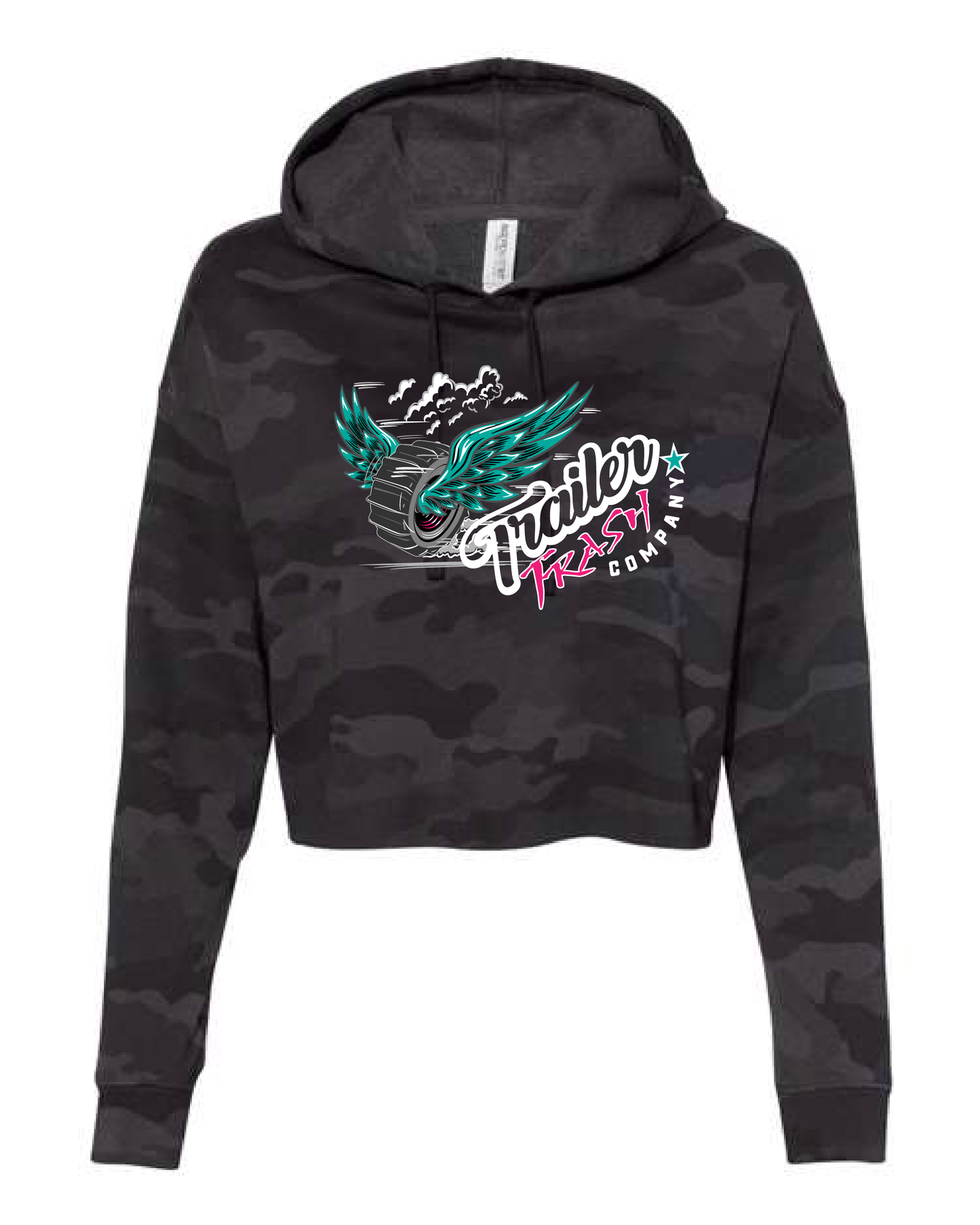 Paddle Tire Women's Crop Hoodie