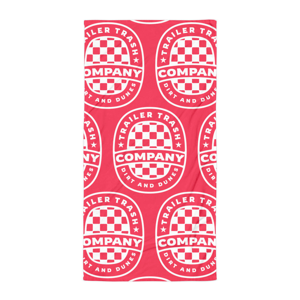Dirt and Dunes Beach Towel Pink