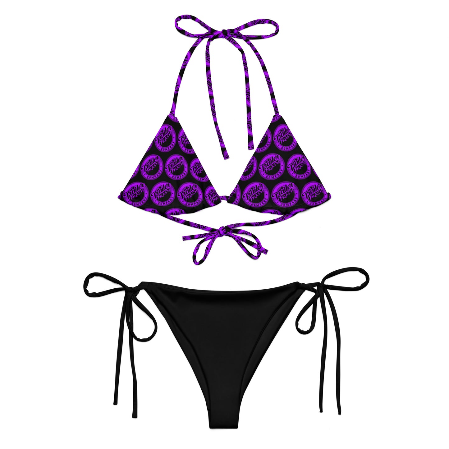 Trailer Trash Company String Bikini - Electric Purple