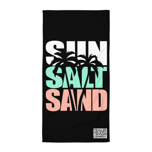 sun salt sand beach towel
