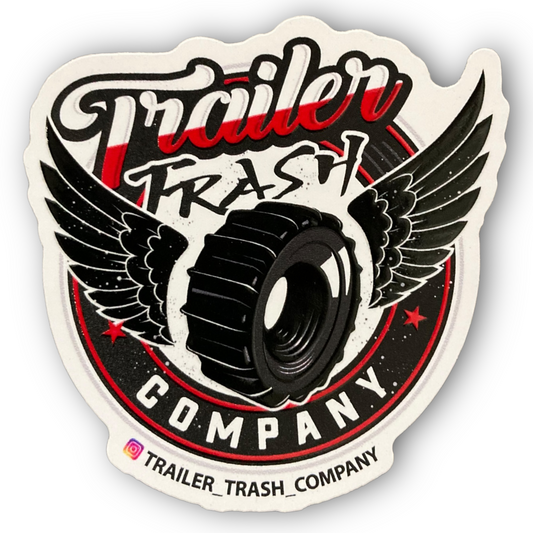 Trailer Trash Company Paddle Tire Stickers
