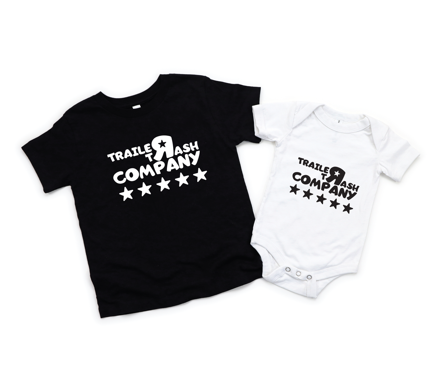 Trailer Trash Kids T Shirt for Babies, Toddlers and Youth