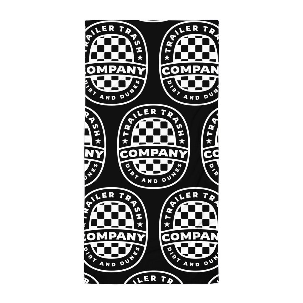 checkerboard beach towel