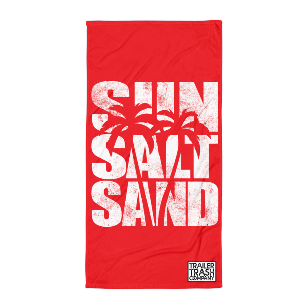 sun salt sand beach towel